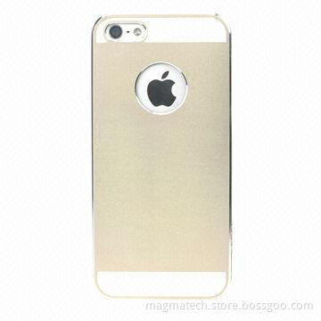 Aluminum+PP case for iPhone 5/5S, attractive design, anti-scratch, various colors available, gold